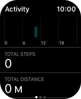 Keep sliding upwards and follow the instructions on the screen to see an activity summary for the current week or to adjust the daily activity goal. Keep sliding upwards and follow the instructions on the screen to see an activity summary for the current week or to adjust the daily activity goal.