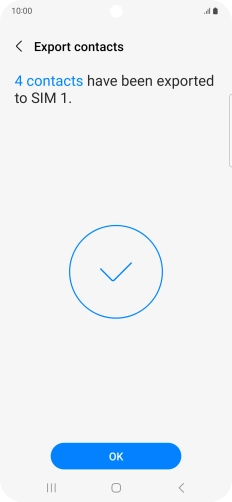 Press OK. Press OK.