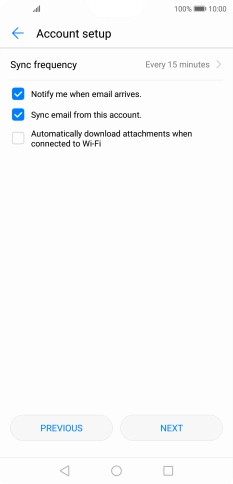 Press Sync frequency.