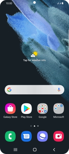 Slide your finger upwards on the screen. Slide your finger upwards on the screen.