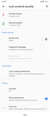 Press Fingerprint Manager. Press Fingerprint Manager.