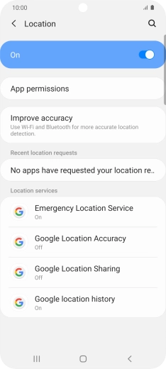 Press App permissions. Press App permissions.