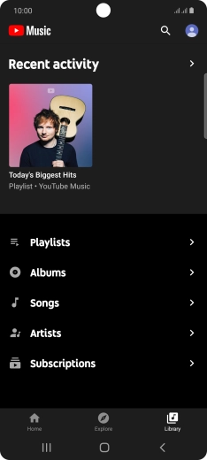 Press the required category and go to the required audio file. Press the required category and go to the required audio file.