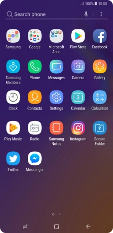 Press Samsung. Press Samsung.