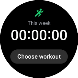 Press Choose workout. Press Choose workout.
