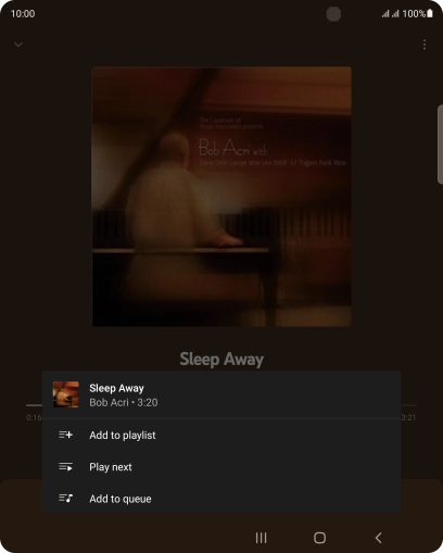 Press Add to playlist. Press Add to playlist.