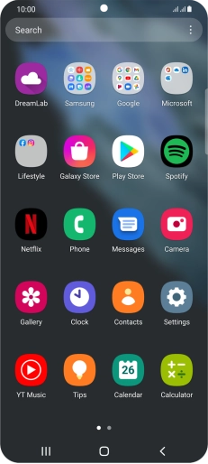 Press Samsung. Press Samsung.