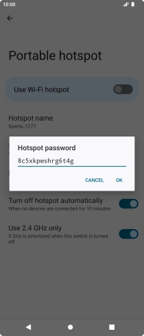 Press OK. Press OK.