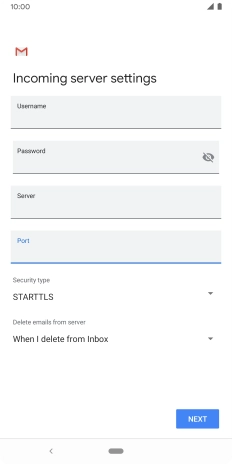 Press the drop down list below Press the drop down list below