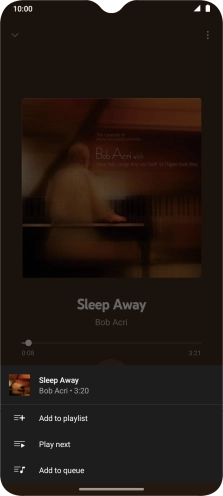 Press Add to playlist. Press Add to playlist.