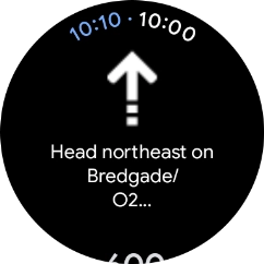 Follow the instructions on the screen to navigate to the selected destination. Follow the instructions on the screen to navigate to the selected destination.