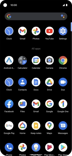 Press Gmail. Press Gmail.
