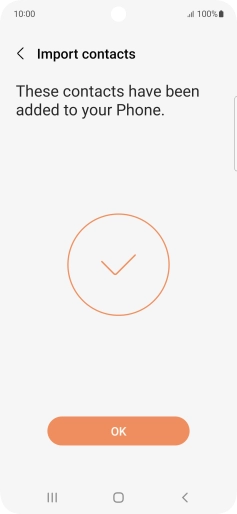 Press OK. Press OK.