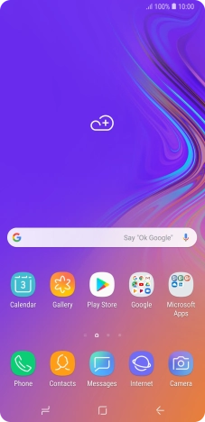 Slide your finger downwards starting from the top of the screen. Slide your finger downwards starting from the top of the screen.