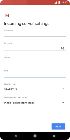 Press the drop down list below Press the drop down list below