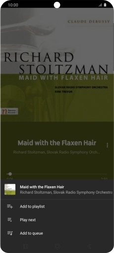 Press Add to playlist. Press Add to playlist.