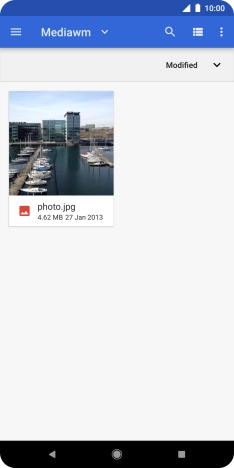 Press the required file. Press the required file.