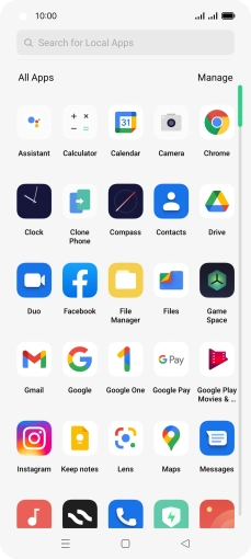 Press Gmail. Press Gmail.