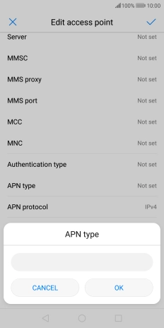 Key in mms and press OK. Key in mms and press OK.
