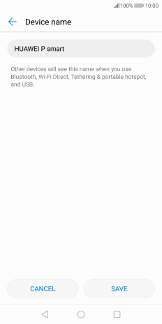 Key in the required Wi-Fi hotspot name and press SAVE. Key in the required Wi-Fi hotspot name and press SAVE.