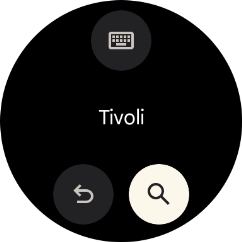 Press the search icon. Press the search icon.