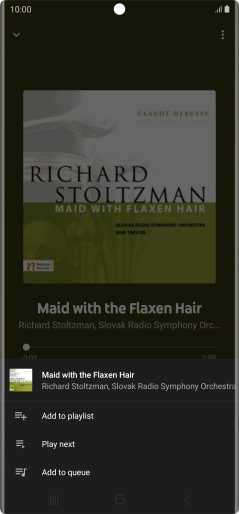 Press Add to playlist. Press Add to playlist.