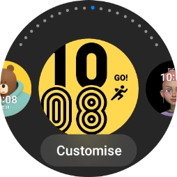 Press Customise. Press Customise.