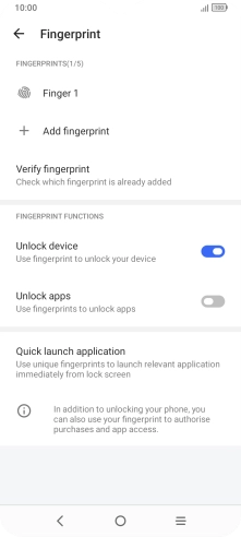 Press the indicators next to the required settings. Press the indicators next to the required settings.