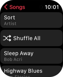 Go to the required category or playlist and press the required audio file. Go to the required category or playlist and press the required audio file.