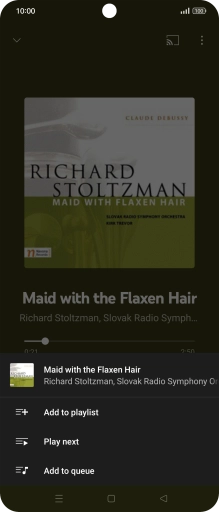 Press Add to playlist. Press Add to playlist.