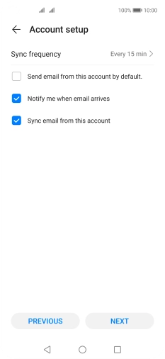 Press Sync frequency. Press Sync frequency.