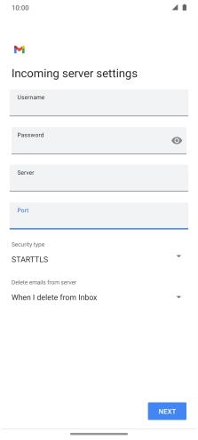 Press the drop down list below Press the drop down list below