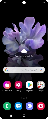 Slide two fingers downwards starting from the top of the screen. Slide two fingers downwards starting from the top of the screen.