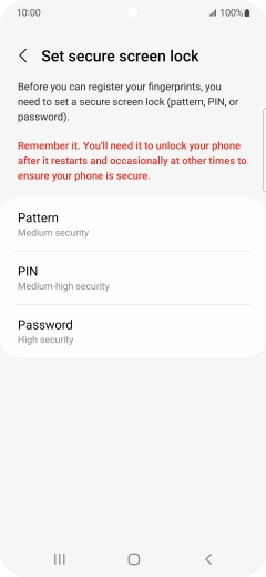 Press the required phone lock code and follow the instructions on the screen to create an additional phone lock code. Press the required phone lock code and follow the instructions on the screen to create an additional phone lock code.