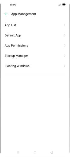 Press App Permissions. Press App Permissions.
