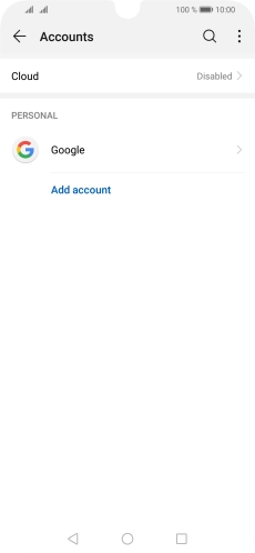 Press Add account. Press Add account.