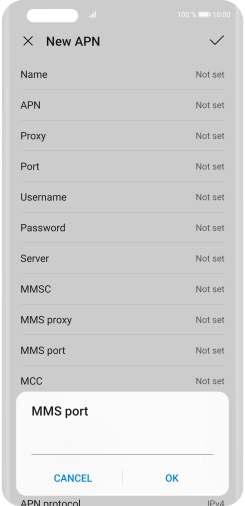 Key in 8080 and press OK. Key in 8080 and press OK.