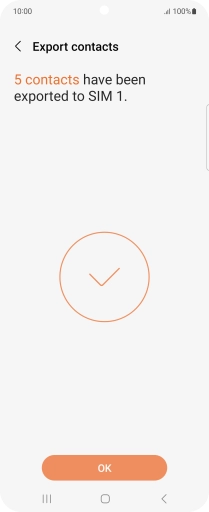 Press OK. Press OK.