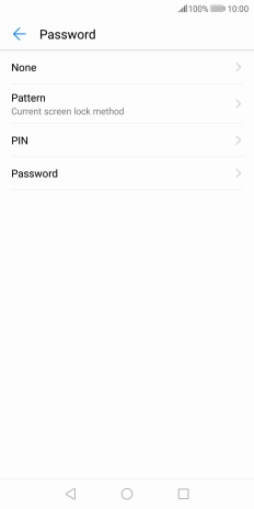 Key in the current phone lock code and press None.