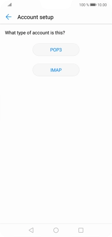 Press IMAP. Press IMAP.