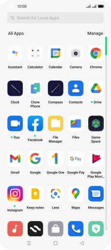Press Gmail. Press Gmail.