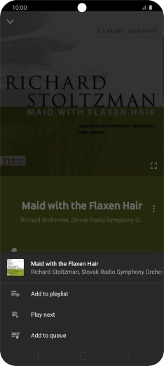 Press Add to playlist. Press Add to playlist.