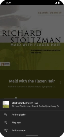 Press Add to playlist. Press Add to playlist.