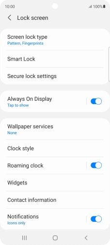 Press Screen lock type and key in the additional phone lock code you created earlier. Press Screen lock type and key in the additional phone lock code you created earlier.