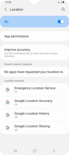 Press App permissions. Press App permissions.