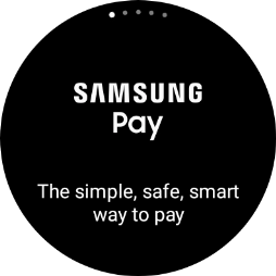 Press and hold the Return key to activate Samsung Pay. Press and hold the Return key to activate Samsung Pay.
