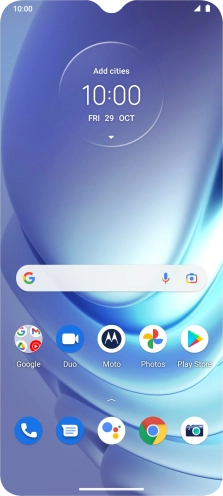 Slide your finger upwards on the screen. Slide your finger upwards on the screen.