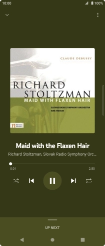 Press arrow right to go to the next audio file. Press arrow right to go to the next audio file.