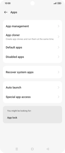 Press App management. Press App management.