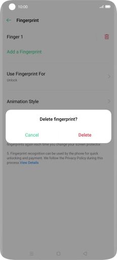 Press Delete. Press Delete.